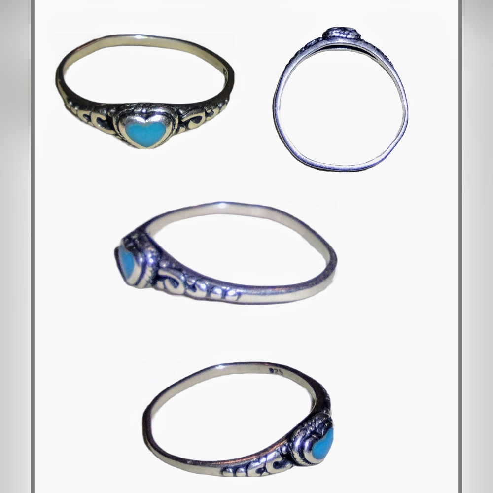 3 Sterling Silver Rings - Picture 3 of 5
